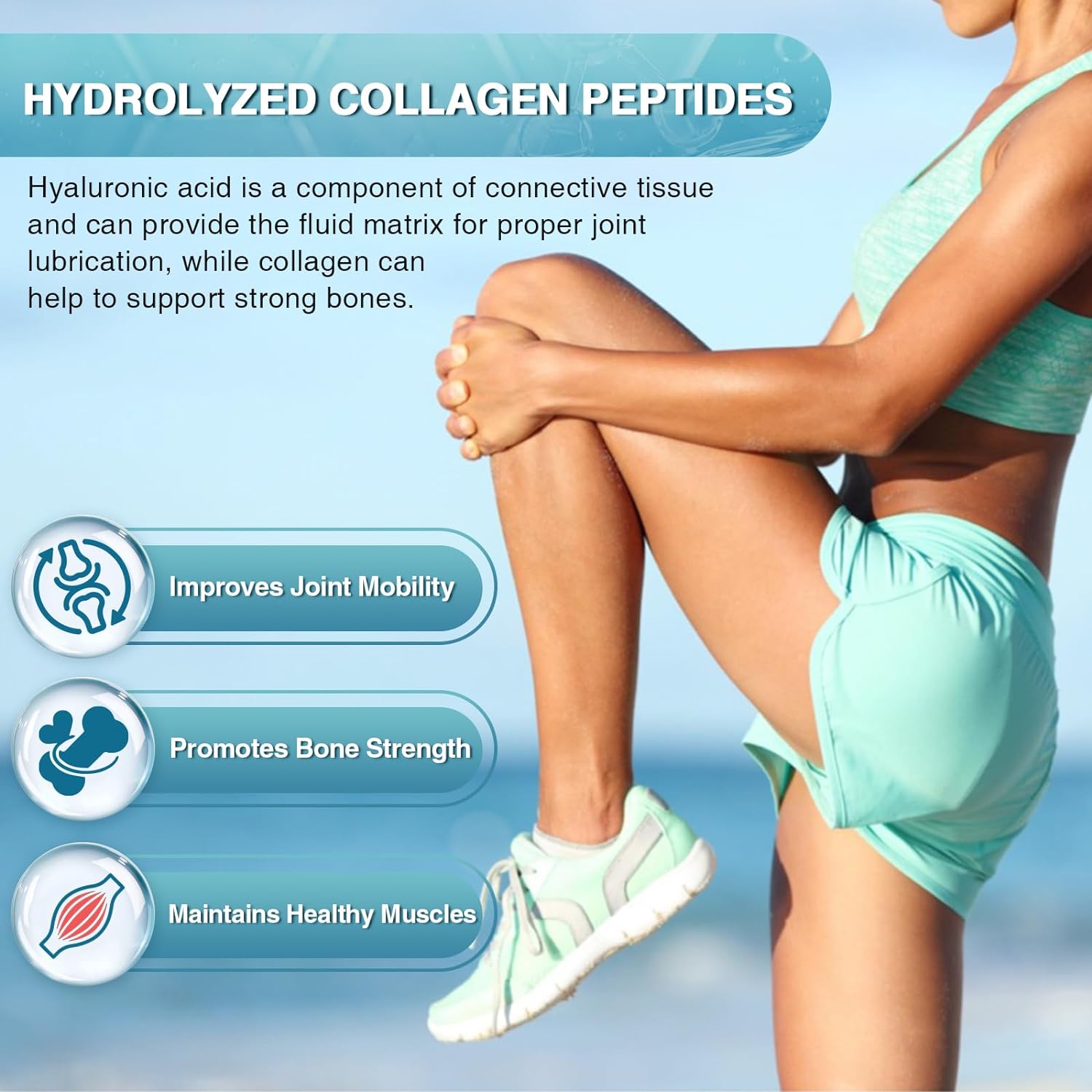 HDROLVZEDCOLLAGEN PEPTIDES strengthens joints