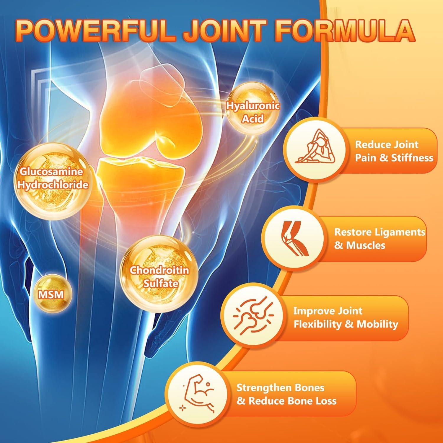Hydrolyzed Collagen Peptides Powder Strengthens Joints