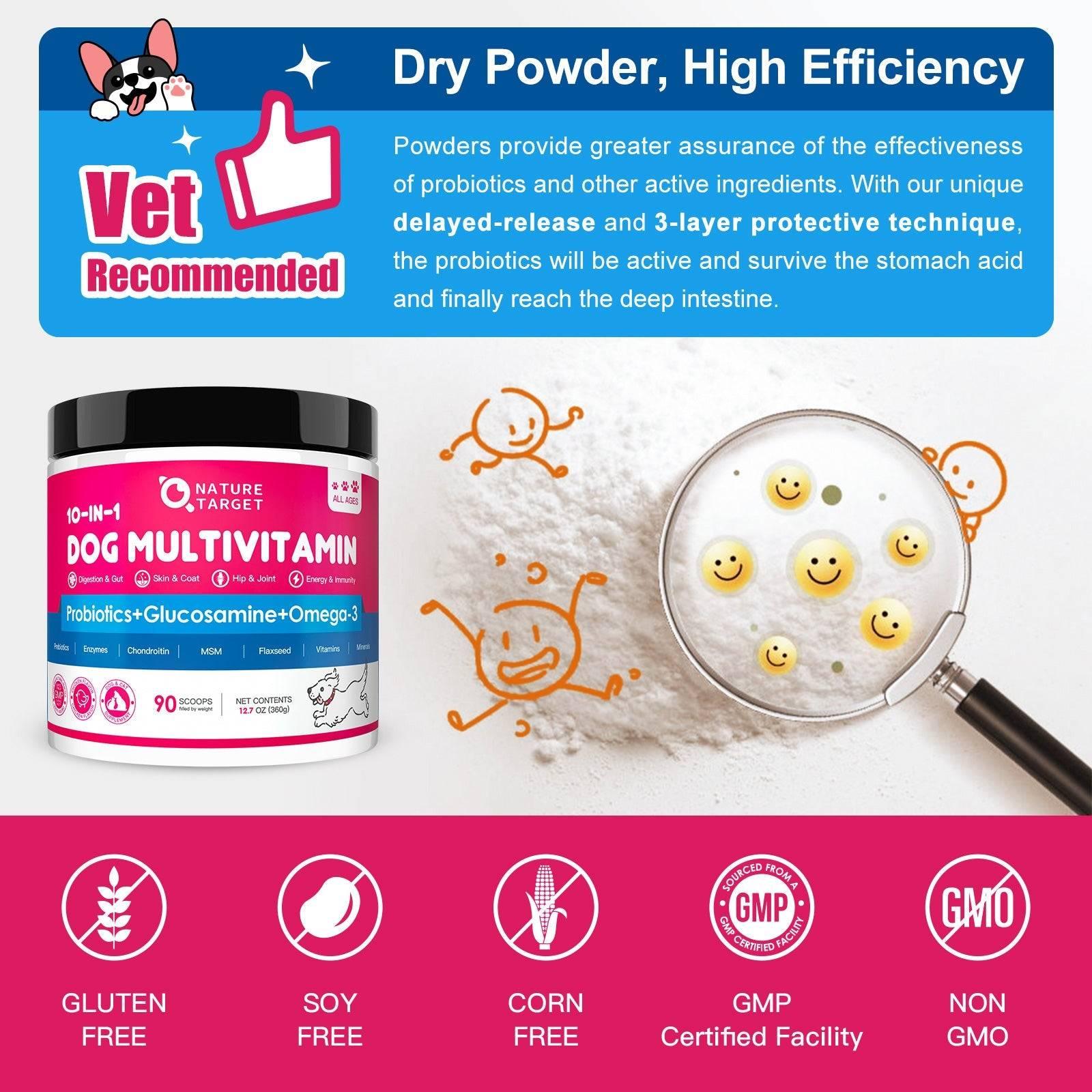 Advantages of Pet Dog Vitamins Powder