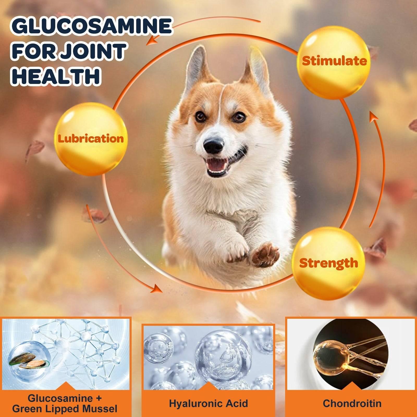 Glucosamine Chews for Pet Dog, with Joint Health