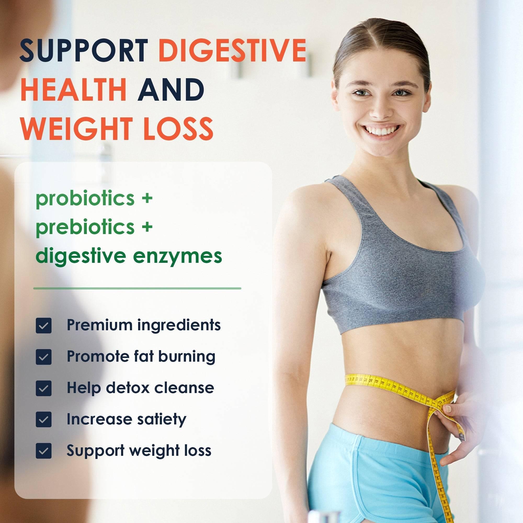PROBIOTICS SUPPORT DIGESTIVE HEALTH AND WEIGHT LOSS