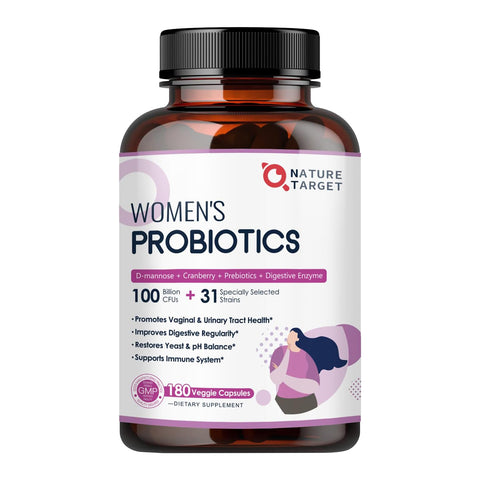 Probiotics for Women Gut Health, with Digestive Enzymes & Prebiotics