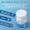 Marine Collagen Powder for Women with Hyaluronic Acid and Vitamin C 50 Servings