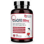 CoQ10 + PQQ + Olive Oil, 200mg, 120 Softgels