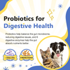 Dog Multivitamin with Probiotics and Glucosamine for Joint, Skin and Digestive Health, 120 Freeze-Dried Chews