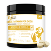 Dog Multivitamin with Probiotics and Glucosamine for Joint, Skin and Digestive Health, 120 Freeze-Dried Chews