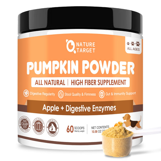 Pumpkin Digestive Mix for Dogs – Fiber + Enzymes for Stool & Gut Relief