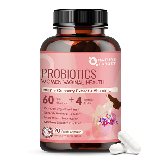 Women’s pH Balance Probiotic for Vaginal & Urinary Health, 90 Caps
