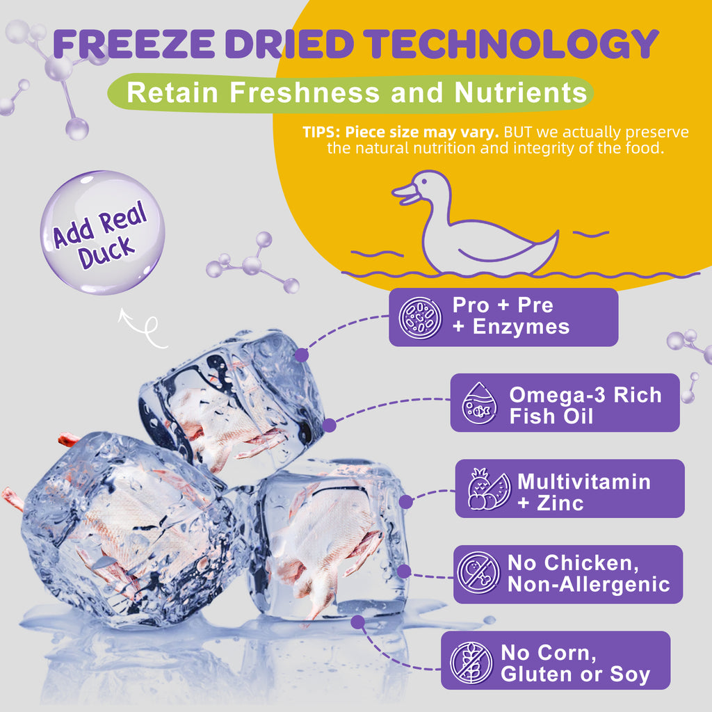 Dogs & Cats Omega-3 Duck Flavor Probiotics,Vitamins and Omega 3, 120 Chews