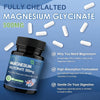 Magnesium Glycinate 500mg with Zinc 11mg, Vitamin D3 20mcg, C & B6, Vcaps, 30ct