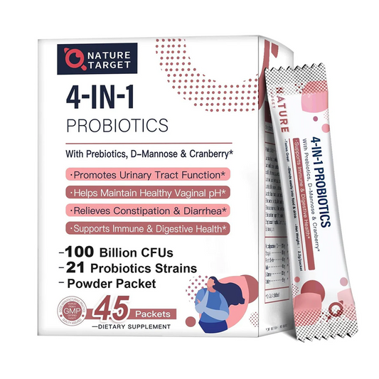 4-in-1 Probiotics, 100 Billion CFUs, 45 Packs
