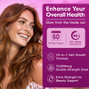 Biotin 10000mcg Hair Complex with Collagen + Keratin for Growth, 120 Caps