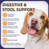 Digestive and Allergy Support Probiotics Chews for Dogs with Prebiotics Enzymes and Multivitamins 120 Chews