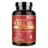 Krill Oil 2000mg with Omega-3 + Astaxanthin, 120 Softgels
