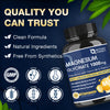 Magnesium Glycinate 1000mg with Vitamins C B6 for Muscle Nerve Heart Health 120 Vegan Capsules