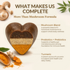 Turkey Tail Mushroom Complex 600mg + Probiotics 500M CFU, Chicken Flavor, 120 Softgels