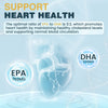 Omega 3 Fish Oil 2000mg with Vitamins D3 E A, EPA DHA, 120 Softgels for Heart Brain Immune Health
