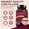 Cranberry with D Mannose for Women, Super Strength Urinary Tract Support, 120 Caps