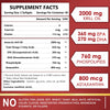 Krill Oil 2000mg with Omega-3 + Astaxanthin, 60-Day Supply