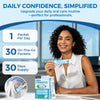 Oral Probiotics for Fresh Breath, Teeth & Gum Support with Zinc & Vitamin C, Sugar-Free, Natural Mint Flavor, 9 Billion CFU, 30 Packets