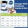 Dogs & Cat Probiotics with Omega 3 Fish Oil EPA & DHA Fatty Acids, 180 ct