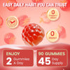 CoQ10 200mg Gummies with PQQ, Strawberry, 90 Count