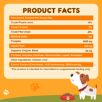 Pumpkin Digestive Mix for Dogs – Fiber + Enzymes for Stool & Gut Relief