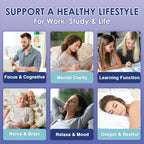 Magnesium L-Threonate Capsules, High Absorption Magnesium Supplement 1600mg, 120 Vegan Capsules