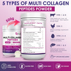 5 TYPES OF MULTI COLLAGEN PEPTIDES POWDER