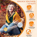 Hydrolyzed Multi Collagen Peptides Powder promotes skin health and supports hair and nail growth.