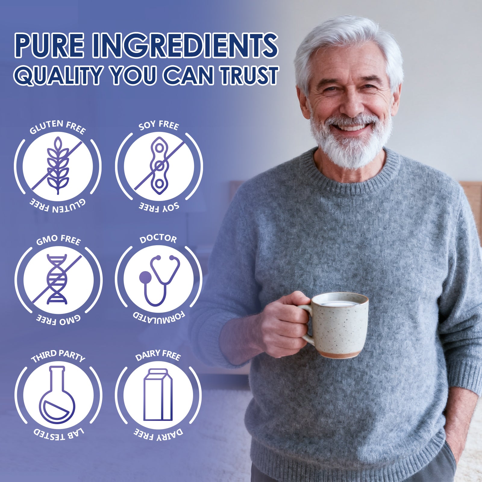 Magnesium L-Threonate Capsules, High Absorption Magnesium Supplement 1600mg, 120 Vegan Capsules