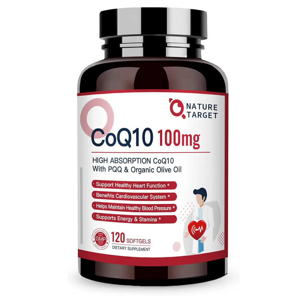 CoQ10 Softgel, 100mg, 120 Softgels