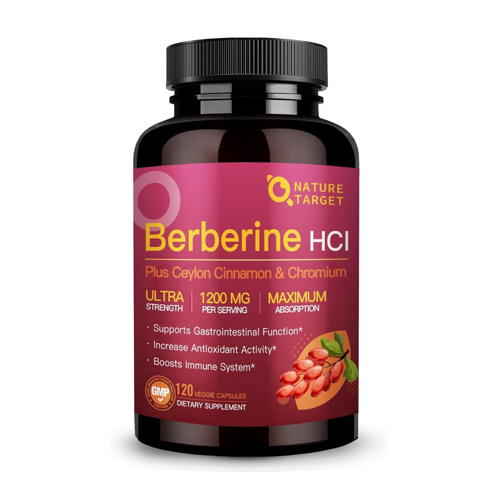 Berberine HCl, 1200mg