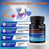 Glucosamine Sulfate 1500mg + Chondroitin 460mg + MSM 80mg + Hyaluronic Acid 40mg + Turmeric 95% Curcuminoids 40mg, 30 Vcaps