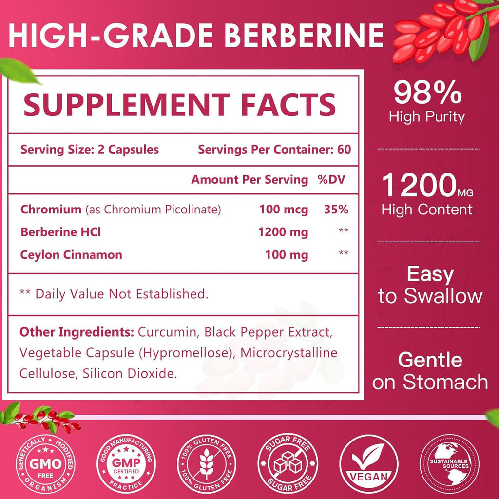 NATURE-TARGET-Berberine-HCl-Supplement-product-information