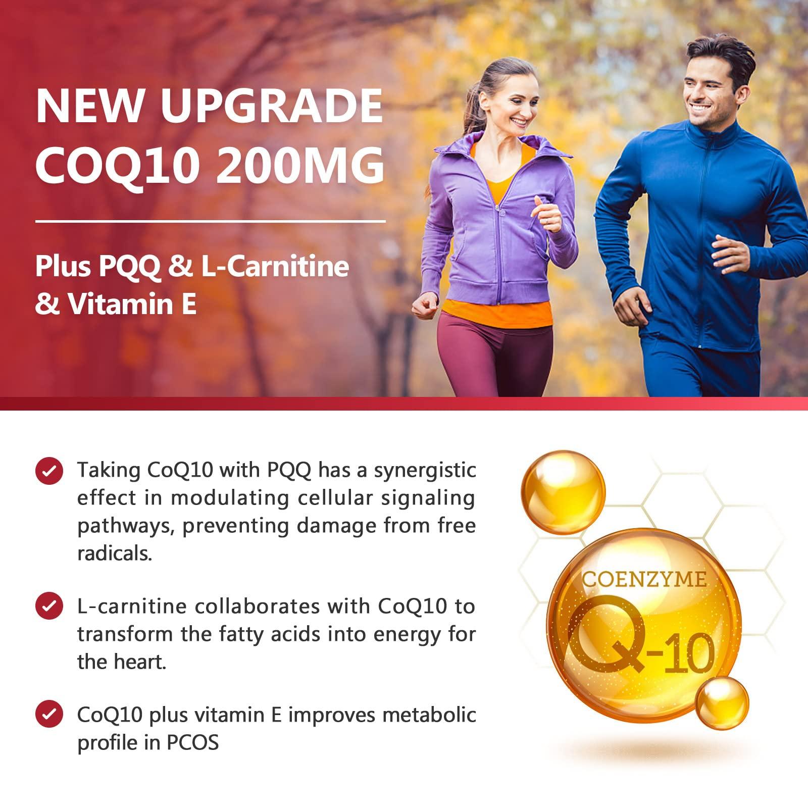 coenzyme q10 plus l carnitine Nature's Lab CoQ10 200 mg + Alpha Lipoic Acid + Acetyl L-Carnitine, 120 Vegetarian Capsules L-Carnitine & CoQ10 Supplements |