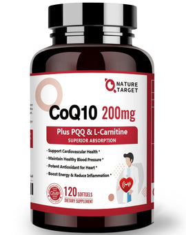 NATURE TARGET CoQ10-200mg with PQQ 200mg Nature Target