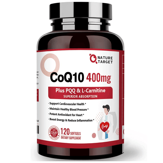 l carnitine 400 mg Coq10 Softgels, with Pyrroloquinoline Quinone (PQQ) & L-CARNITINE – Nature Target