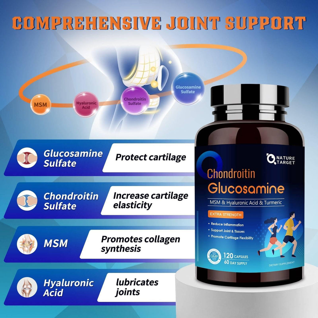 Plantbased Glucosamine Bovine Chondroitin Sulphate MSM 60 Servings