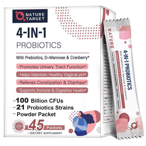 NATURE TARGET Probiotics Powder for Women 45 Packets Nature Target