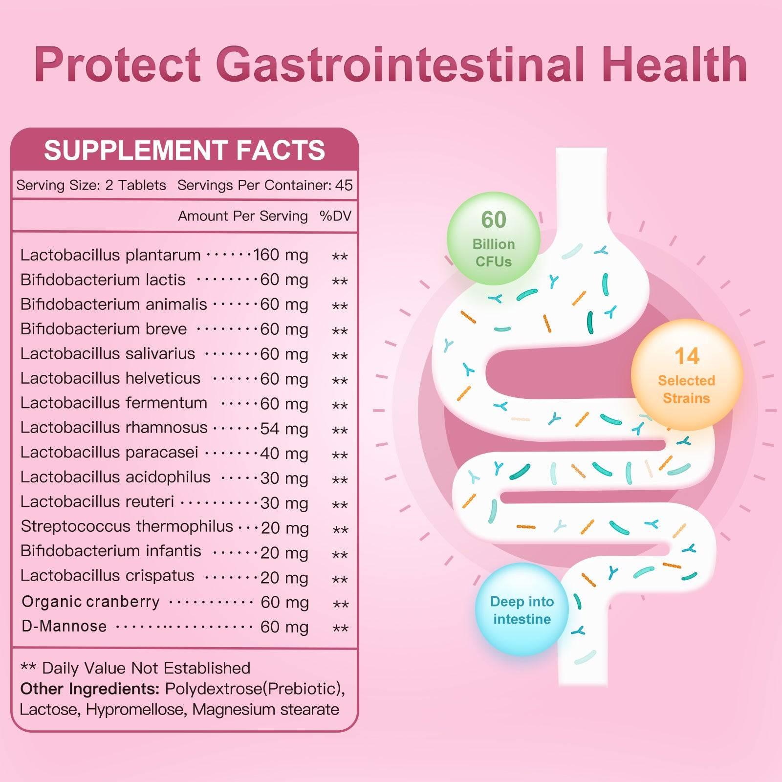 NATURE TARGET Probiotics Tablet for Women 90 Tablets Nature Target