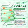 Nature Target Probiotics contains 15 PROBIOTIC STRAINS and 4 PREBIOTICS BLEND