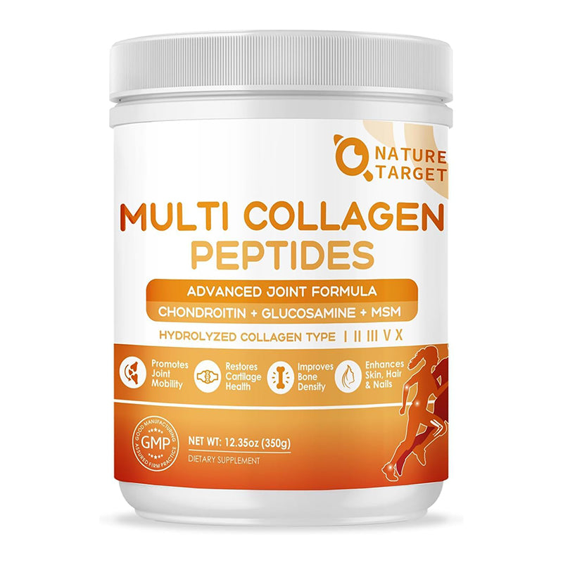 NATURE TARGET Multi-Collagen-Peptides-Powder for Joint Support