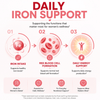Iron Bisglycinate 25mg + Vitamin C 100mg + B-Complex, Unflavored, 120 Vcaps
