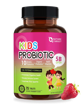 Probiotic & Prebiotics for Kids, Contains Vitamins and Zinc