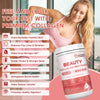 Beauty Collagen Peptides with Vitamin C, Biotin & Hyaluronic Acid, 50 Servings