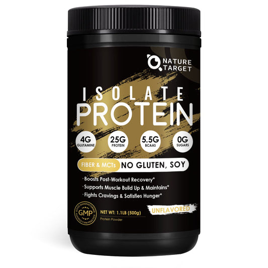Whey Isolate Protein Powder, 25g Protein/Serving