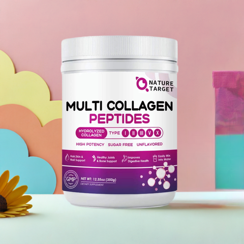 Multi Natural Hydrolyzed Collagen Peptides Powder for Women