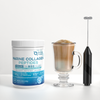 Marine Collagen Peptides Powder with Blender Set, 10 Billion CFUs, 12.35 OZ