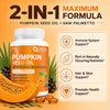 Pumpkin Seed Oil + Saw Palmetto 3000mg, Softgels, 120 Count